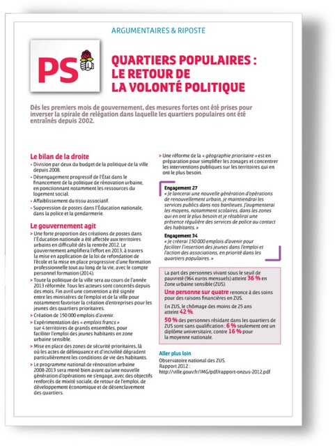 Télécharger : QUARTIERS POPULAIRES : LE RETOUR DE LA VOLONTE POLITIQUE