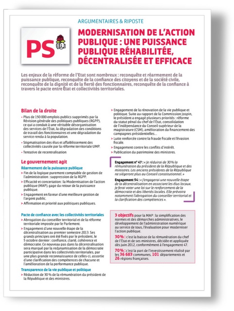 Télécharger : MODERNISATION DE L'ACTION PUBLIQUE : UNE PUISSANCE PUBLIQUE REHABILITEE, DECENTRALISEE ET EFFICACE