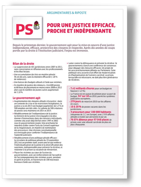 Télécharger : POUR UNE JUSTICE EFFICACE, PROCHE ET INDEPENDANTE
