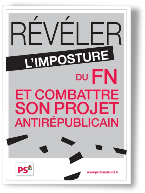 Le livret révélant les impostures du FN et présentant des contre-argumentaires sur leur programme politique
